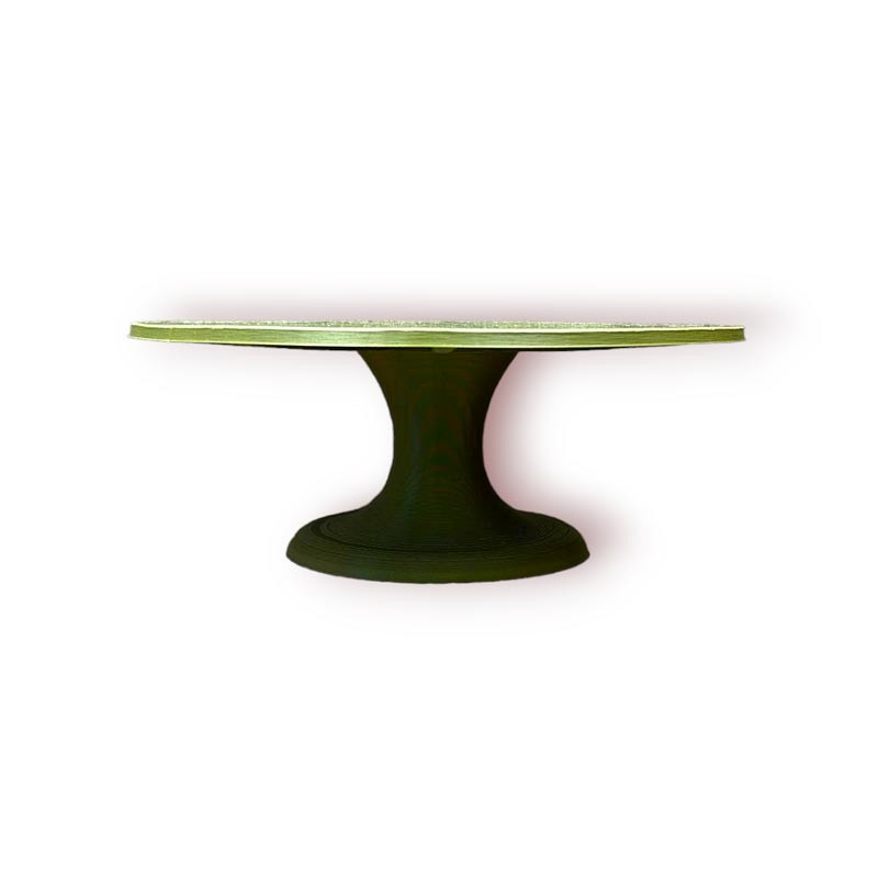 Stand à Gâteau rond 30cm vert olive