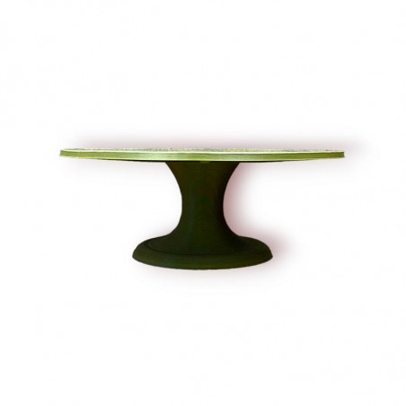 Stand à Gâteau rond 30cm vert olive