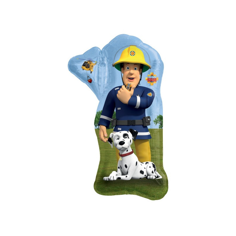 Ballon XXL Sam le Pompier Anniversaire