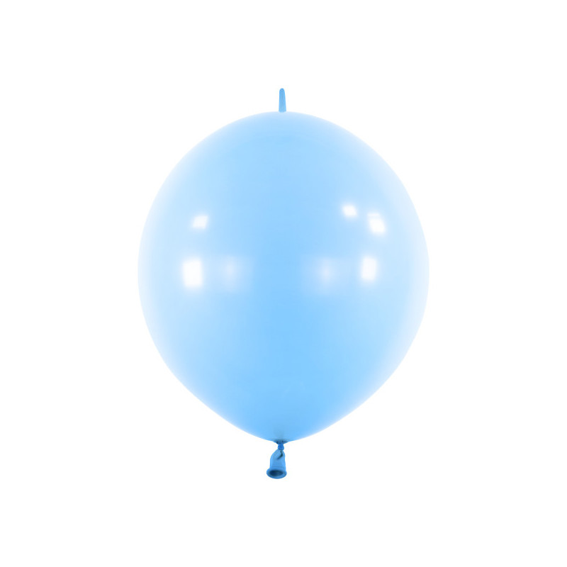 ballons à queue bleu clair