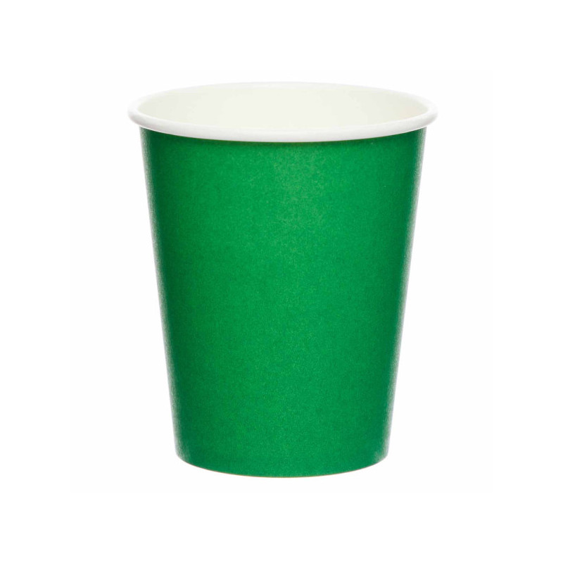 Gobelets Vert foncé en Papier Premium