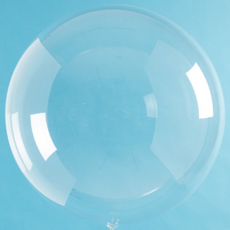 10 Ballons Cristal Bulles Transparentes Pré-étirées
