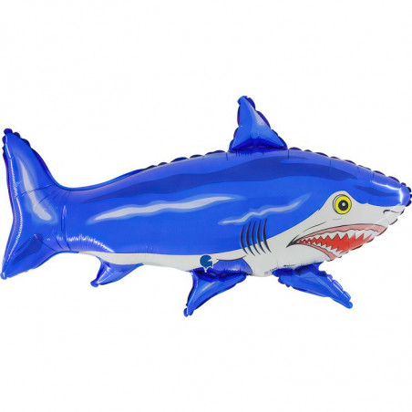 Ballon XL en Forme de Requin Bleu