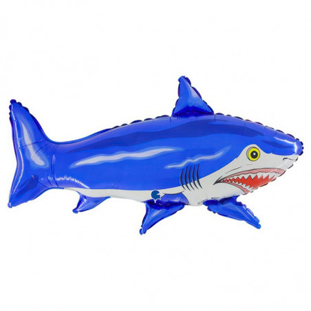 Ballon XL en Forme de Requin Bleu