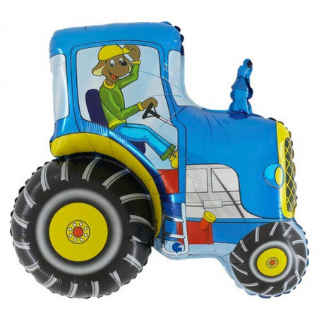 Ballon Tracteur Bleu Décoration thème ferme