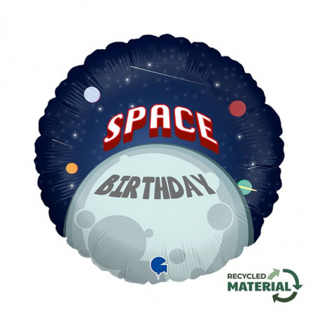 Ballon Alu Space Birthday Astronaute