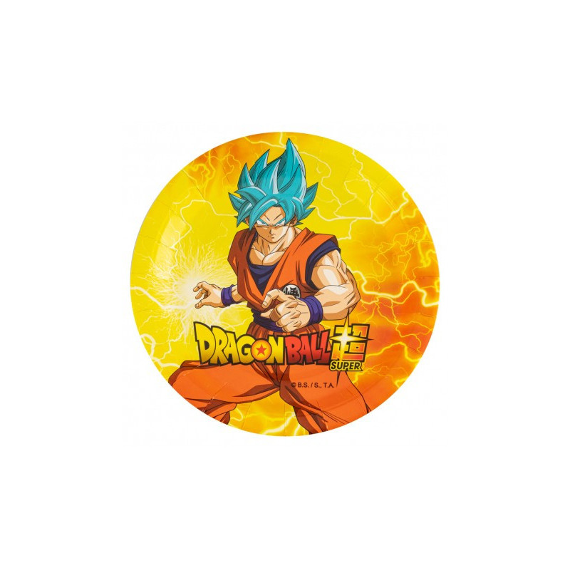 Petites Assiettes Anniversaire Dragon Ball Z