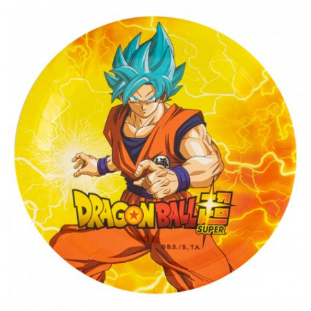 Petites Assiettes Anniversaire Dragon Ball Z