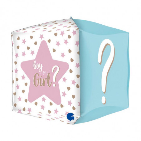 Ballon Cube Gender Reveal Boy or Girl ?