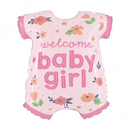 Ballon XL Body Welcome Baby Girl