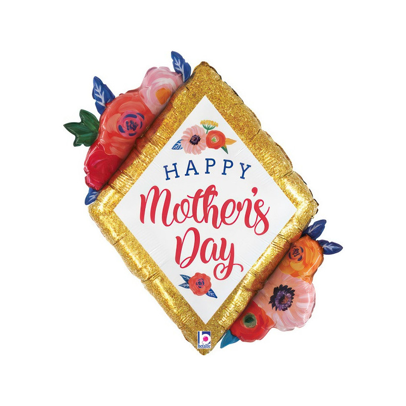 Ballon Cadre XL Fête des mères et fleurs