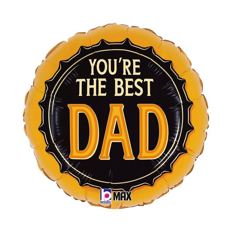 Ballon Rond Best Dad Fête des pères