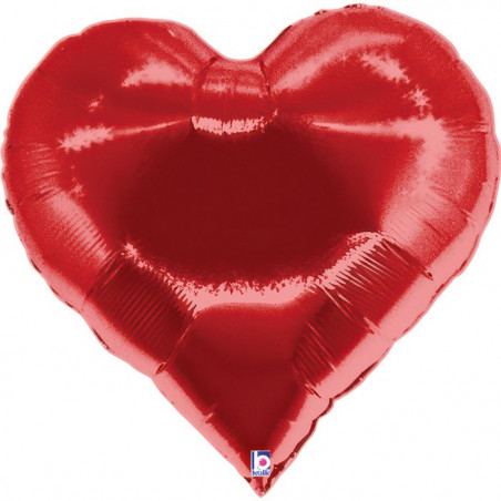 Ballon XL Casino Forme Coeur Rouge