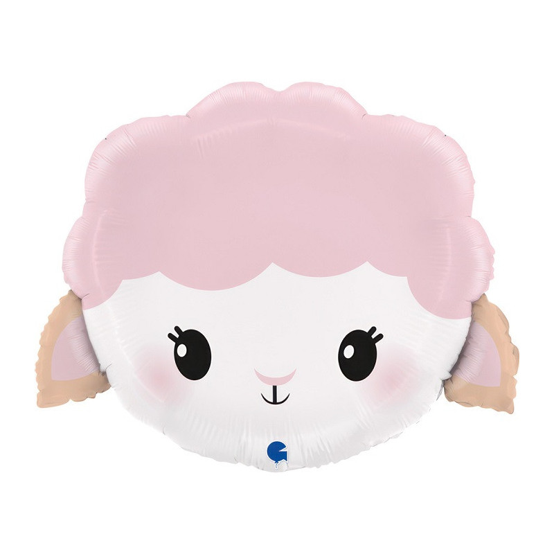 Ballon XL Tête de Mouton Animaux de la Ferme