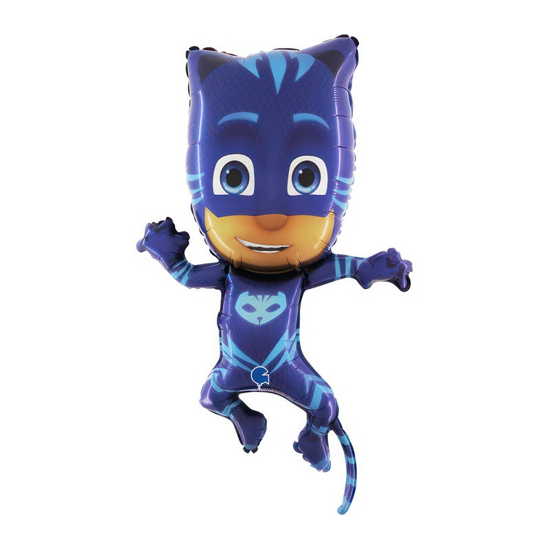 Ballon Alu Yoyo PJ Masks Pyjamasque Bleu