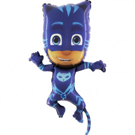 Ballon Alu Yoyo PJ Masks Pyjamasque Bleu