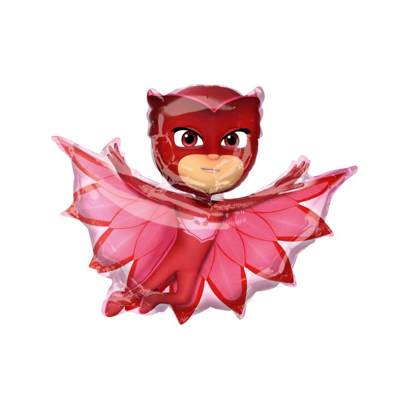 Ballon Alu XL Bibou PJ Masks Pyjamasque Rouge