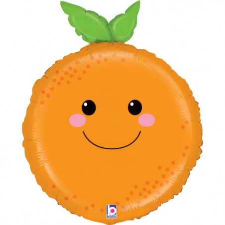 Ballon Alu en forme de Fruit Orange Clémentine