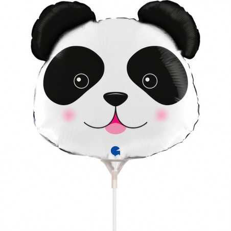 Mini Ballon alu Panda noir et blanc