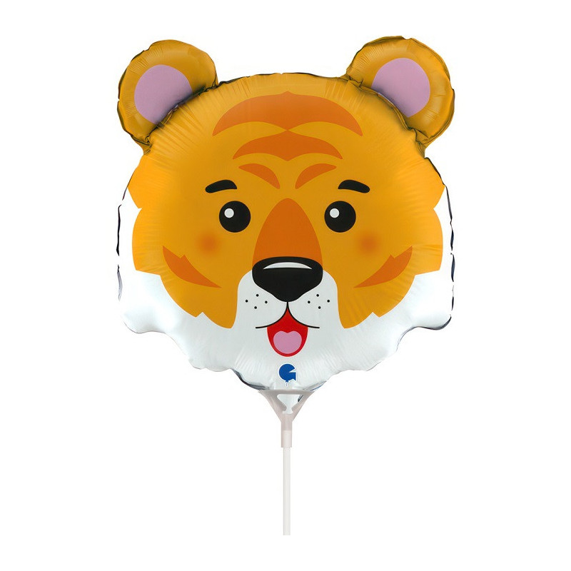 Mini Ballon alu tête tigre