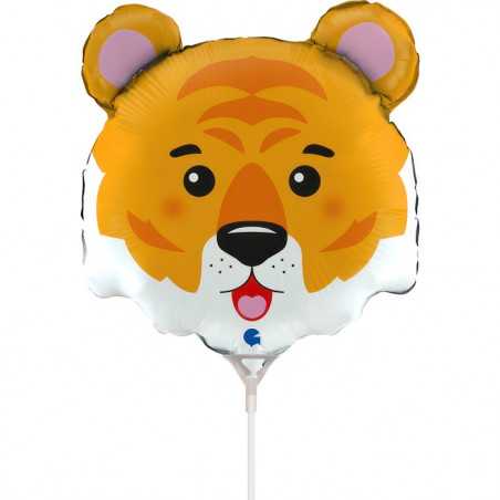 Mini Ballon alu tête tigre