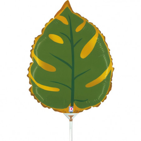 Mini Ballon Alu Feuille Tropicale Monstera