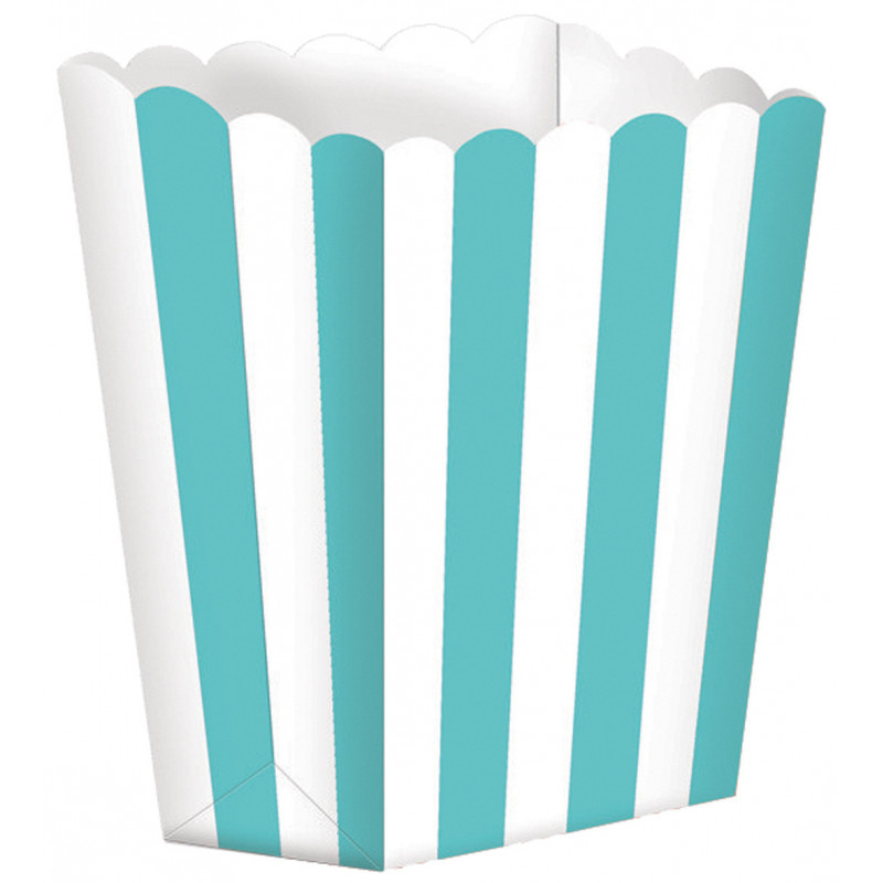 boite pop corn turquoise