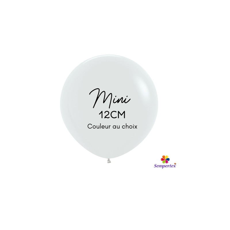 Mini ballons Sempertex latex biodégradable