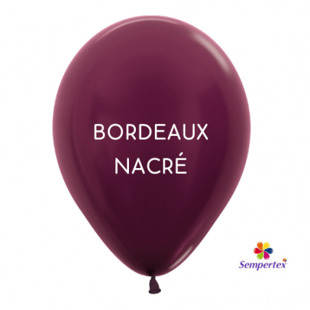 mini ballons x 50 bordeaux nacré mini ballons x 50 bordeaux nacré