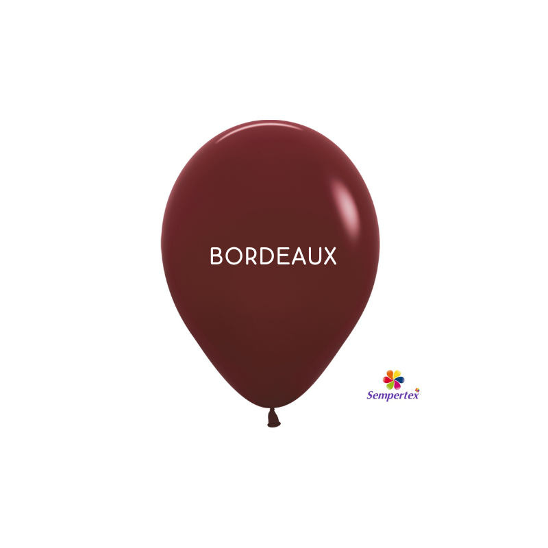 mini ballons x 50 bordeaux
