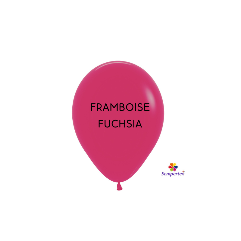 mini ballons x 50 framboise fuchsia