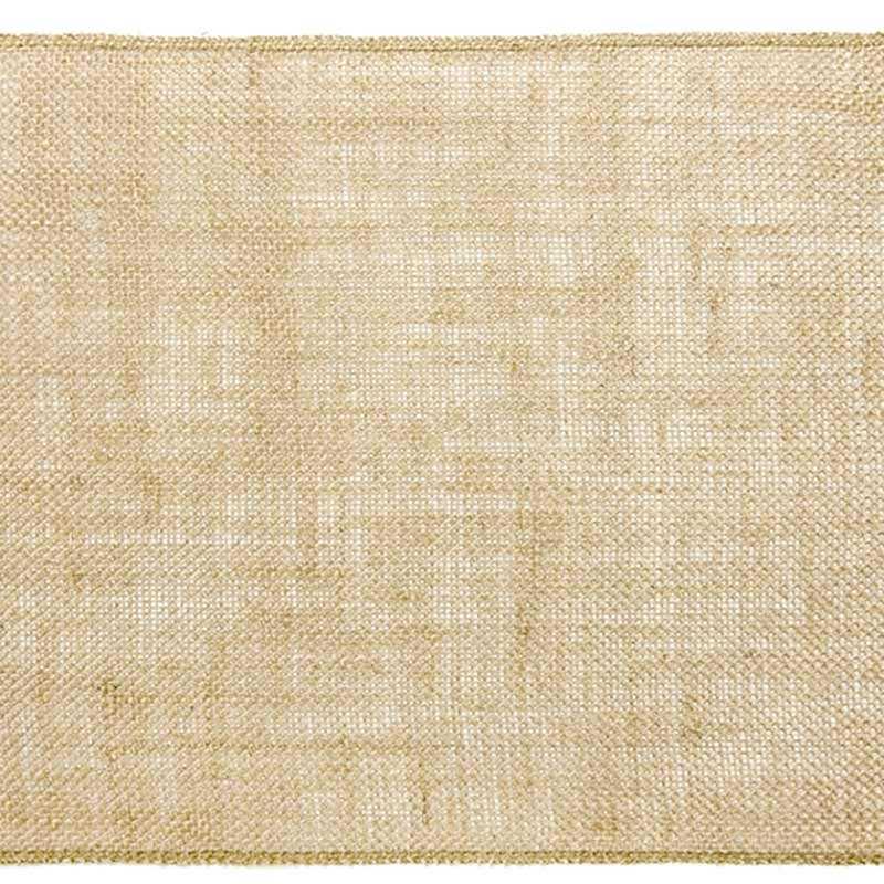 Grand Chemin de table en toile de jute uni en rouleau