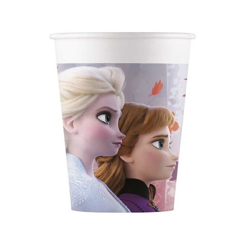 Gobelets en Papier Vaisselle Reine des Neiges Disney