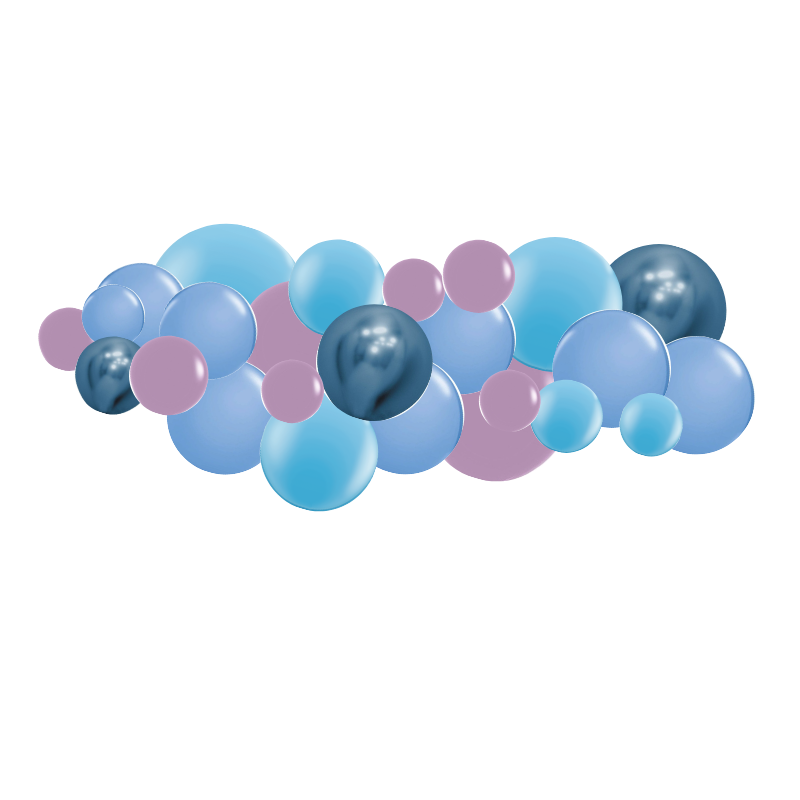 Kit Guirlande de Ballons Organiques Thème Stitch