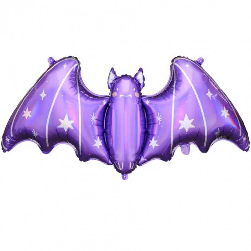 Ballon Alu Chauve-Souris Violette XXL