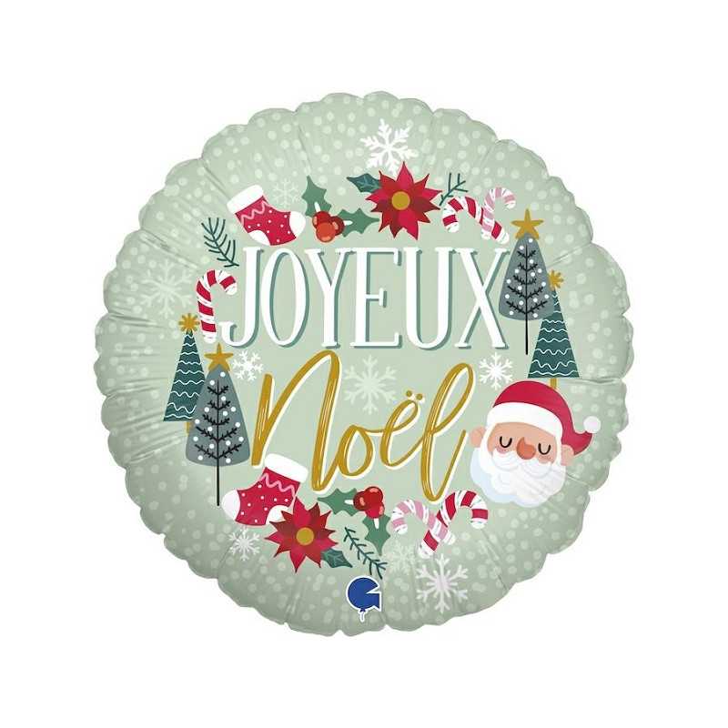 Ballon Alu Noël en français