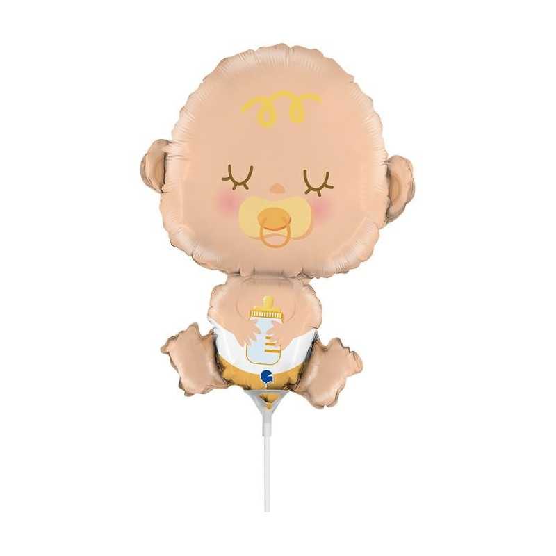 Mini Ballon Alu Bébé Déco Baby Shower Gender Reveal party