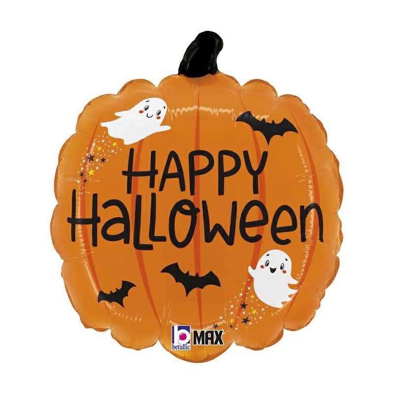 Ballon Citrouille Happy Halloween