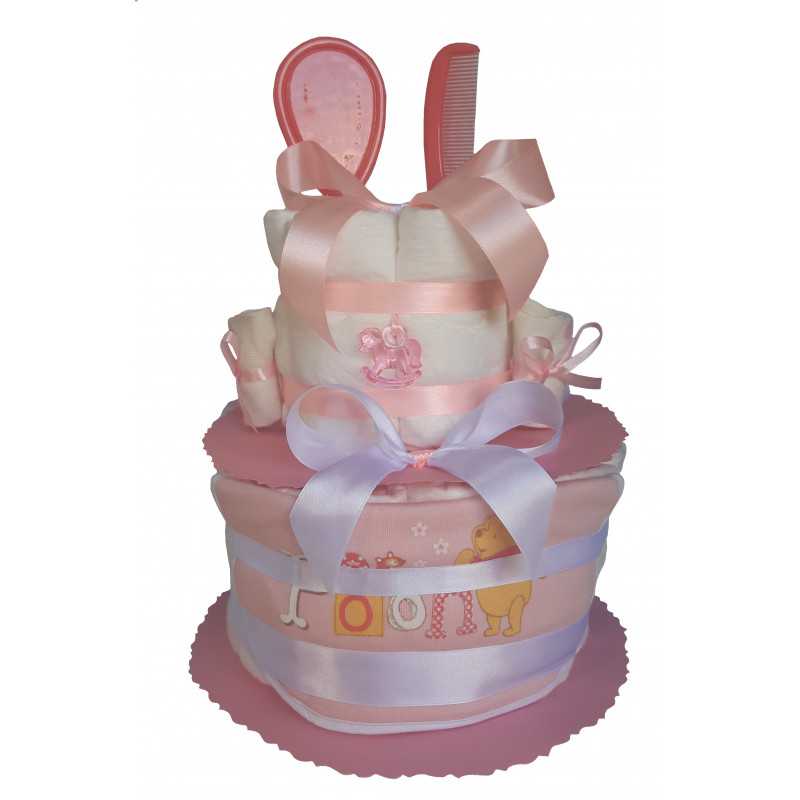 Gâteau de couches Minnie cadeau naissance