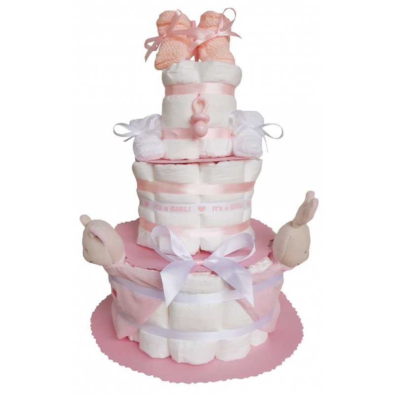 gâteau de couches jumelles