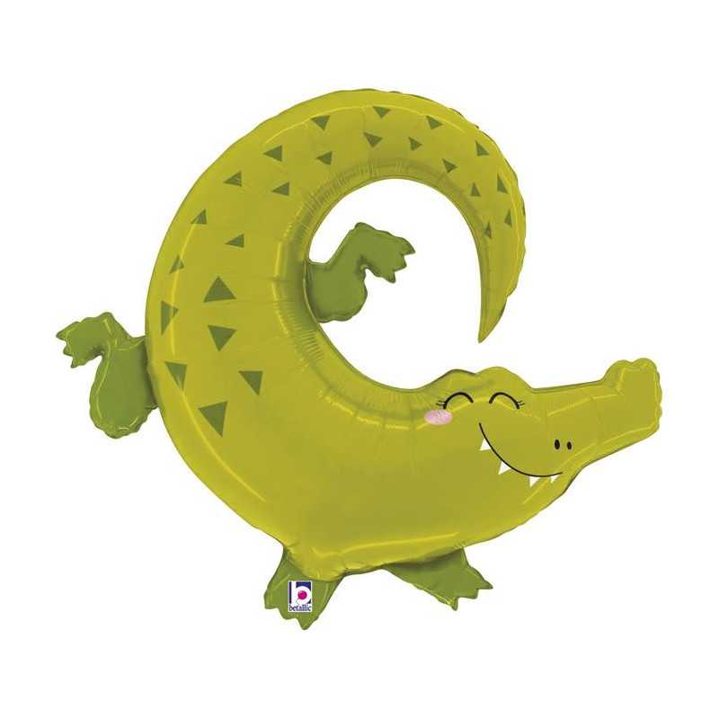 Ballon Alu Crocodile Vert