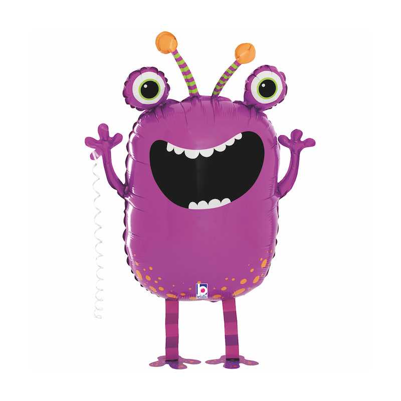 Ballon Alu Monstre Violet