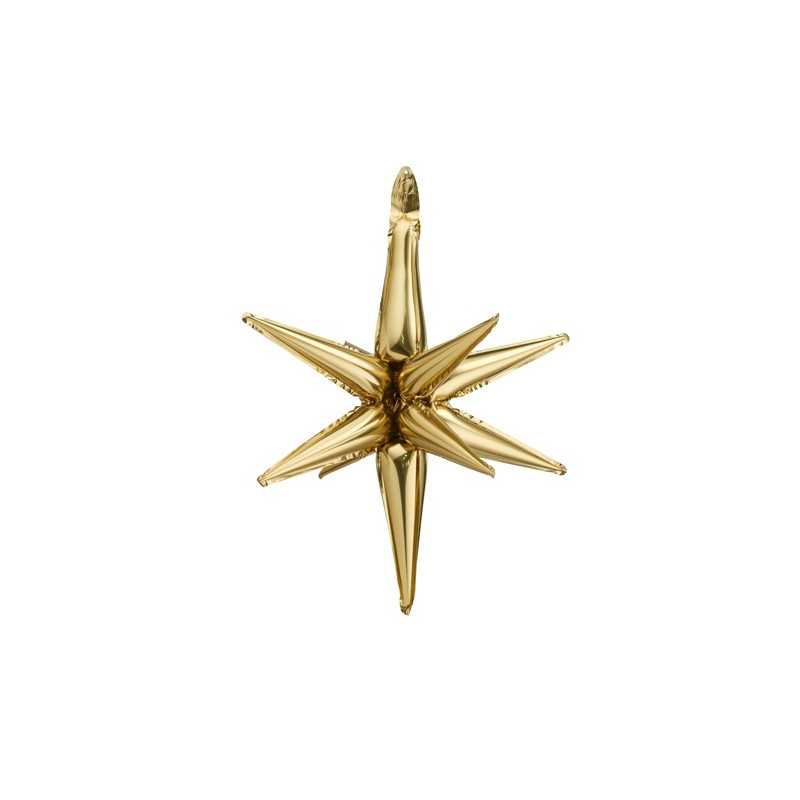 Ballon Etincelle dorée chromée 50cm