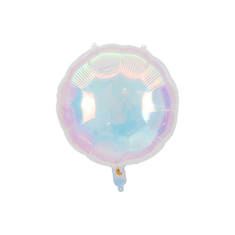 Ballon Alu Rond Irisé Holographique