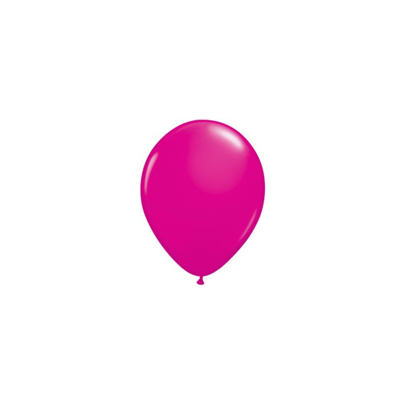 ballons gonflables latex anniversaire baptême rose fushia