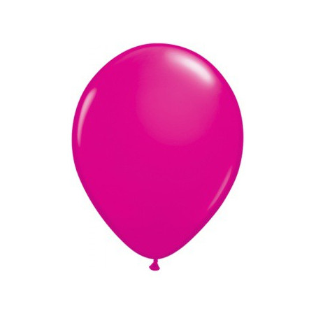 10 Ballons Gonflables Latex Rose Fushia Fête