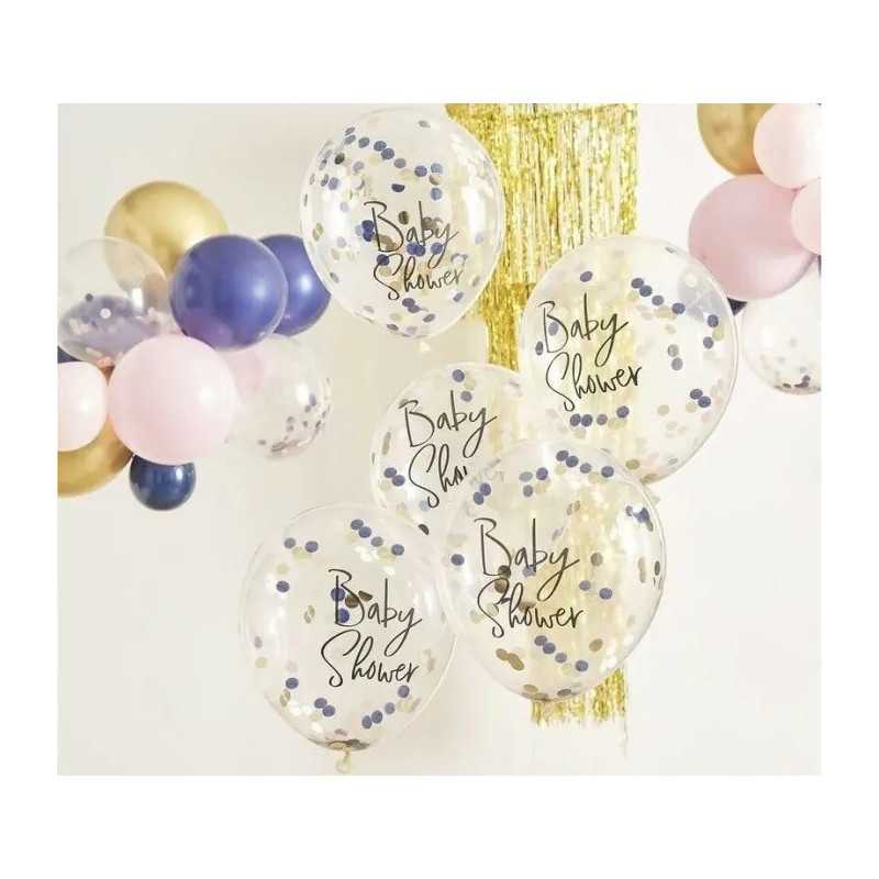 ballons confettis gender reveal