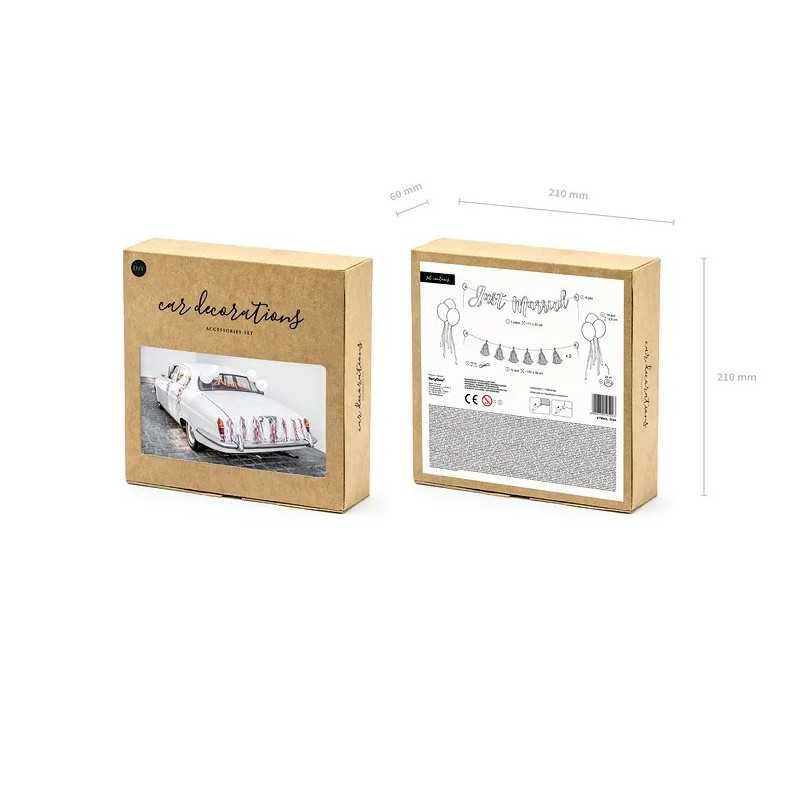 coffret decoration voiture des mariés