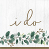 serviette mariage i do serviette mariage i do
