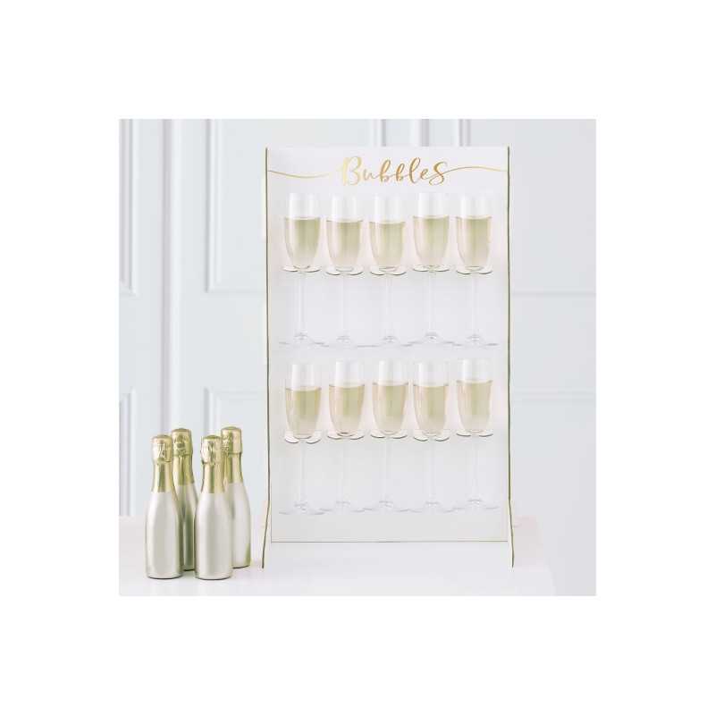 présentoir à flûtes à champagne